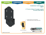 OWT Ornamental Wood Ties 56677 Installation Guide