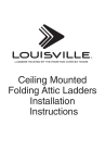 Louisville Ladder L254P Instructions / Assembly