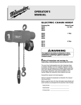 Milwaukee 9573 Use and Care Manual