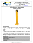 Vestil BOL-42-4.5 Instructions / Assembly
