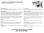 Latex-ite 5040 Installation Guide