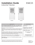 EMCO HDPXB36WH Installation Guide