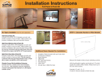 SoftWall Finishing Systems SW9729667021 Installation Guide