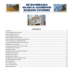 EZ Handrail EZG106 Instructions / Assembly