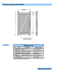 Weatherables DWPR-T&amp;G-6X44.5 Instructions / Assembly