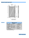 Weatherables DKPR-T&amp;G-6X44.5 Instructions / Assembly