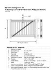 Weatherables WKG-THDV42-S60 Instructions / Assembly