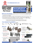 Ideal Pet 80VPPXLW Instructions / Assembly