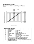 Weatherables WTG-THDBA36-S60 Instructions / Assembly