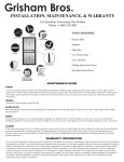 Grisham 42021 Installation Guide