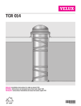 VELUX TCR 014 0000US Installation Guide