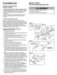 Chamberlain 7710CB Instructions / Assembly