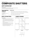 Ekena Millwork CWB18X049DGC Installation Guide