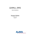 ZyXEL ZyWALL 2WG User's Manual