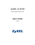 ZyXEL ZyAIR G-570S User's Manual