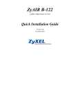 ZyXEL ZyAIR B-122 User's Manual