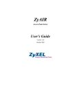 ZyXEL ZyAIR B-1000 User's Manual