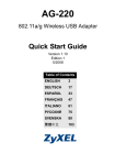 ZyXEL ZyAIR AG-220 User's Manual