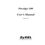 ZyXEL zyxel Prestige100 User's Manual