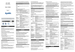 ZyXEL Communications Switch Ethernet Switch User's Manual