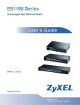 ZyXEL Communications Switch Edition 1 User's Manual