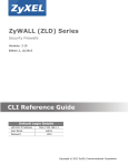 ZyXEL Communications Network Router ZLD User's Manual