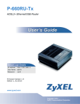 ZyXEL P-660RU-Tx User's Manual
