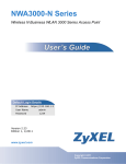 ZyXEL NWA3000-N User's Manual