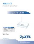 ZyXEL NBG4115 User's Manual