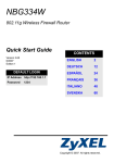 ZyXEL NBG334W User's Manual