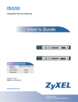 ZyXEL ISG50 User's Manual
