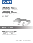 ZyXEL AMG1302 User's Manual
