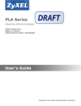 ZyXEL PLA4101 User's Manual