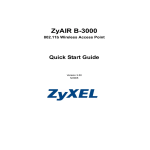 ZyXEL ZYAIR B-3000 User's Manual