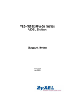ZyXEL VES-1616 User's Manual
