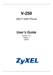 ZyXEL V-250 User's Manual