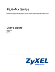 ZyXEL PLA-4xx Series User's Manual
