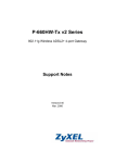 ZyXEL P-660HW-TX User's Manual
