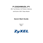 ZyXEL P-2302HWUDL-P1 User's Manual