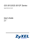 ZyXEL GS-3012 Series User's Manual