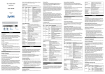 ZyXEL GS-105A/108A User's Manual