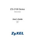 ZyXEL ES-2108 Series User's Manual