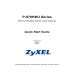 ZyXEL 802.11g User's Manual
