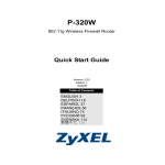 ZyXEL 802.11g User's Manual