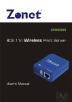 Zonet Technology Zonet ZPW4000 User's Manual