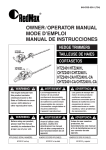 Zenoah CHTZ2401-CA User's Manual