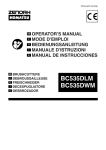 Zenoah BC535DLM User's Manual