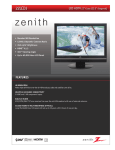 Zenith 22LCD3 User's Manual