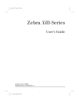 Zebra XiII-Series User's Manual