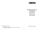Zanussi ZX 57/3 SA Instruction Booklet